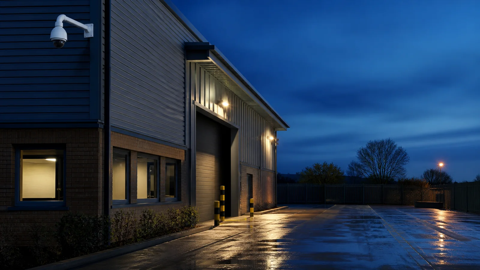 Connected CCTV covering a commercial property in Norfolk or Suffolk